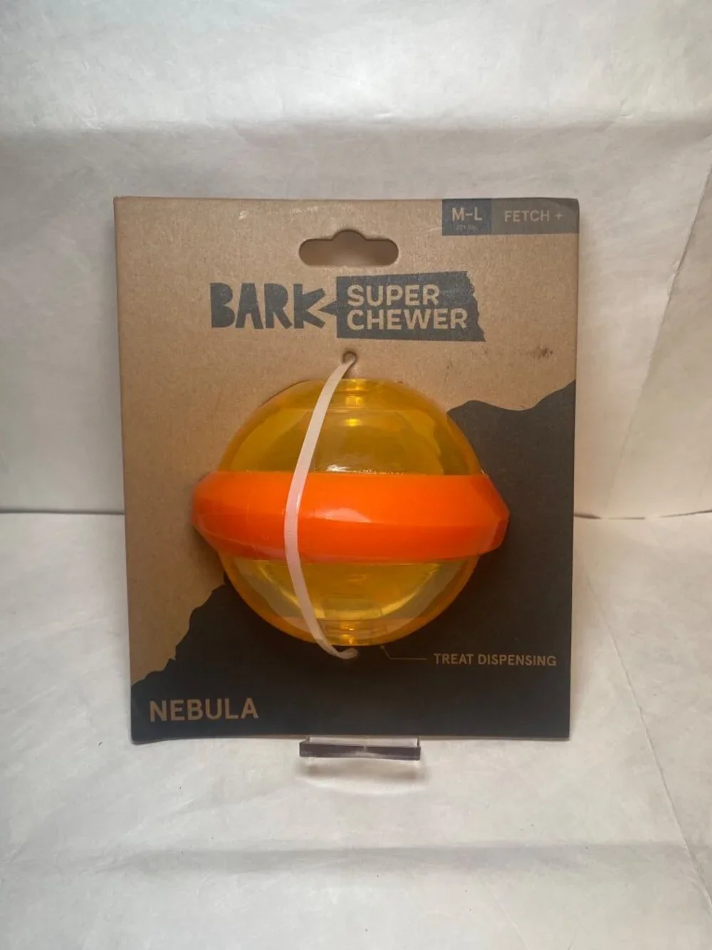BARK Super Chewer Nebula Treat Dispensing Dog Toy M-L New